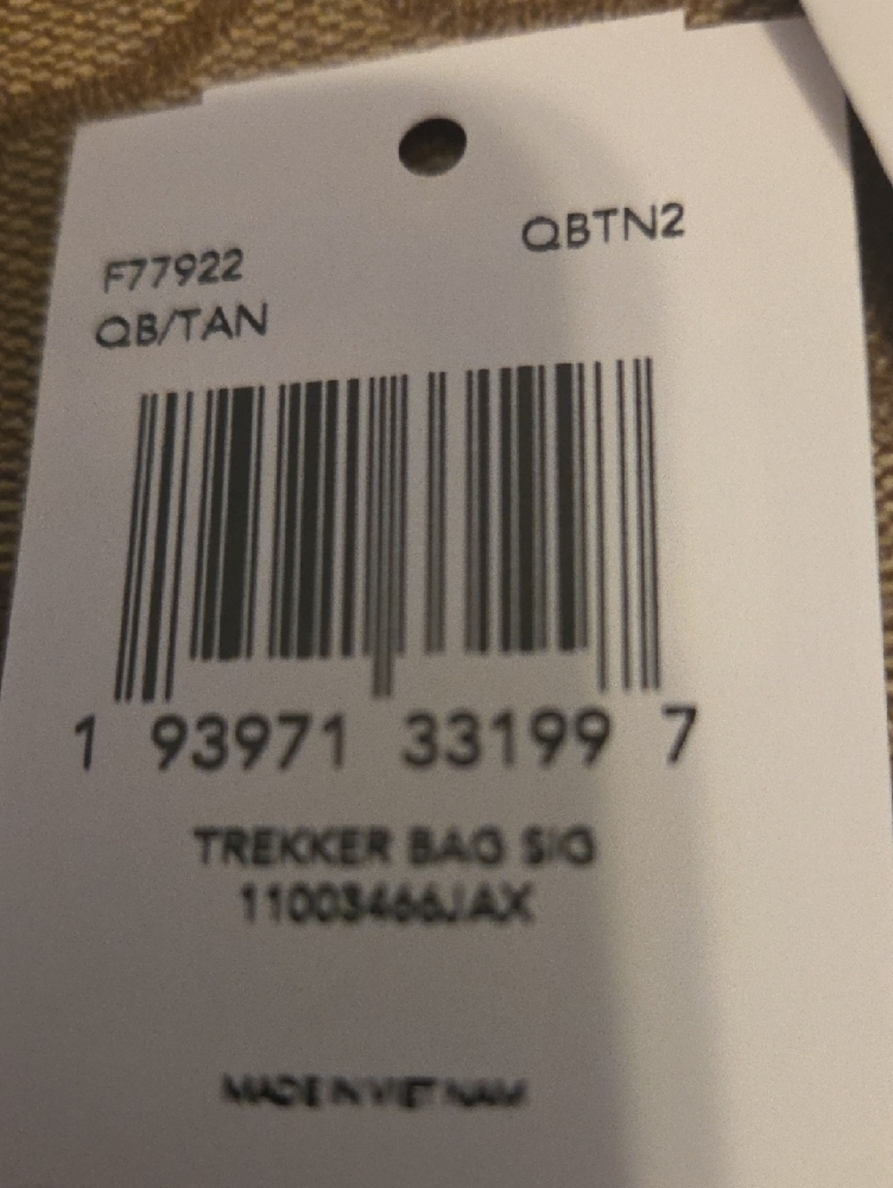 Coach Brown Signature Canvas Duffel with Black Trim - Picture 6 of 8